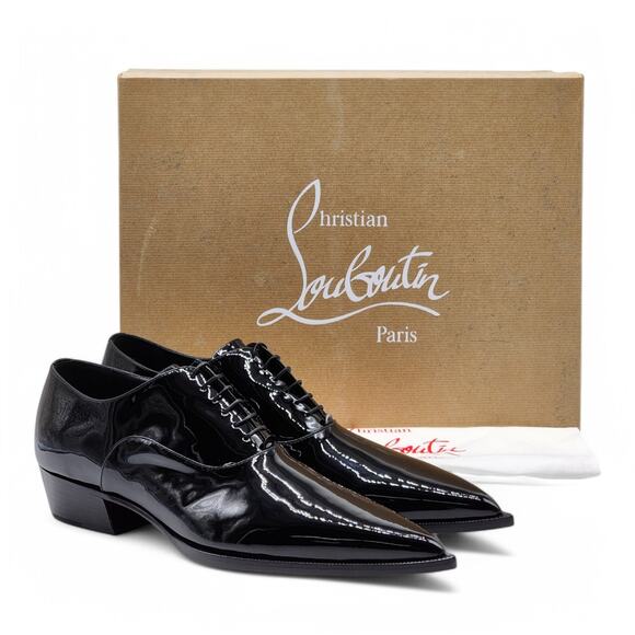 Christian Louboutin Other - Christian Louboutin Eliviss Oxford Patent Leather Shoes Black EU 43 US 10 $1545